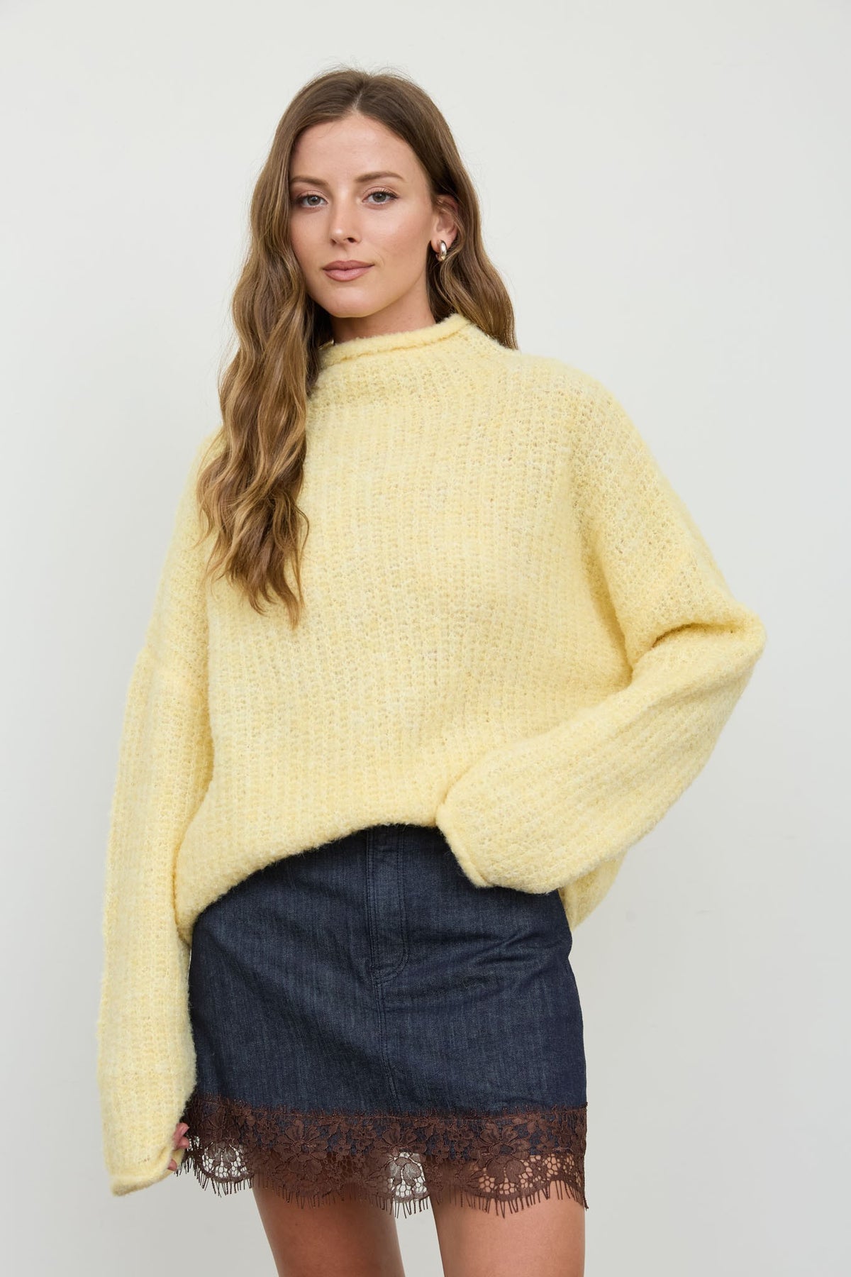 Spring Hill Fuzzy Knit Sweater