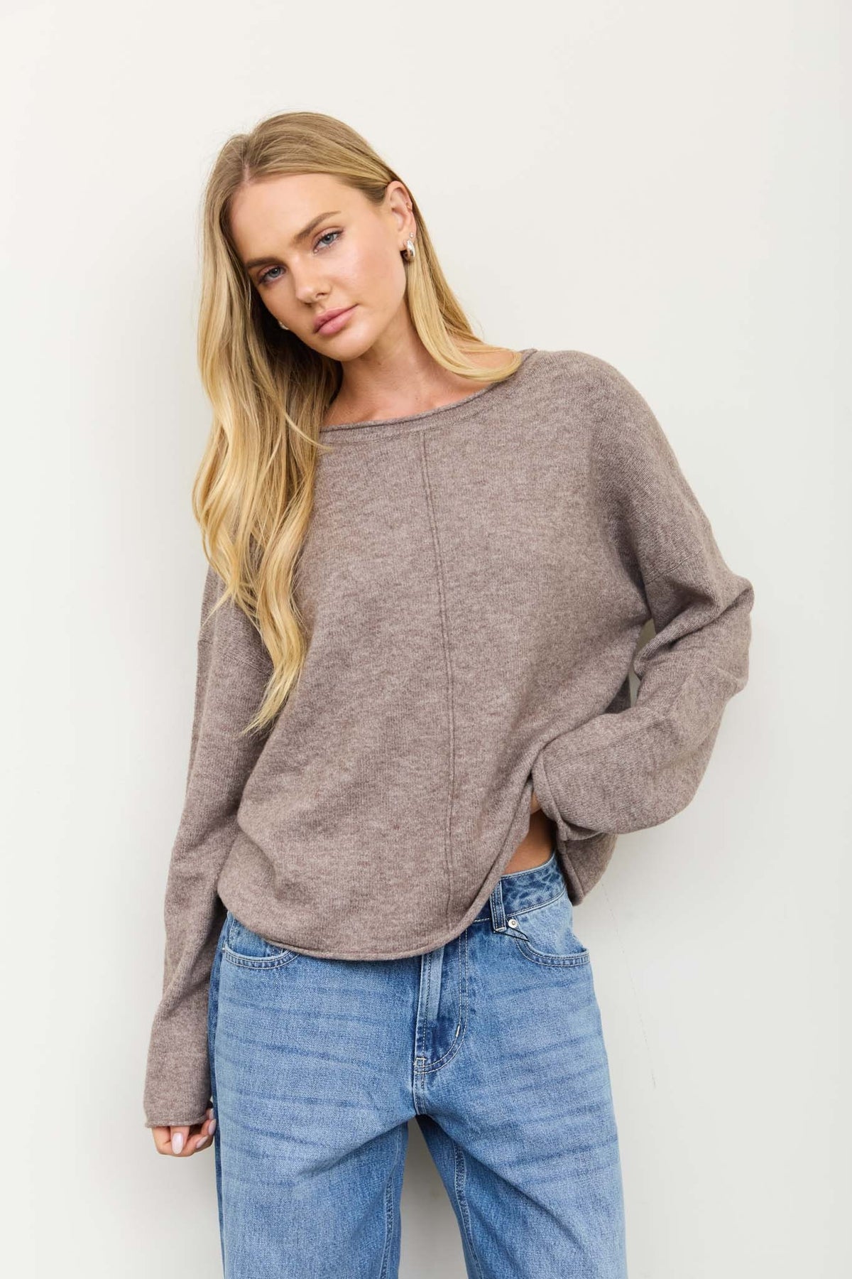 Davie Center Seam Sweater
