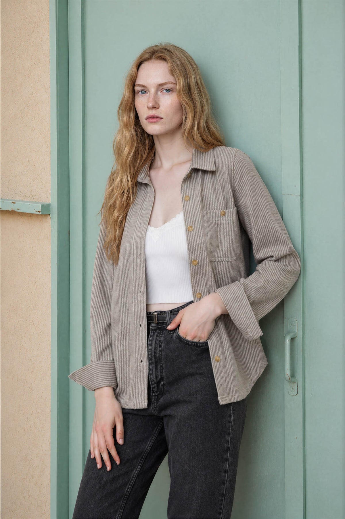 Boca Raton Stripe Collared Shirt