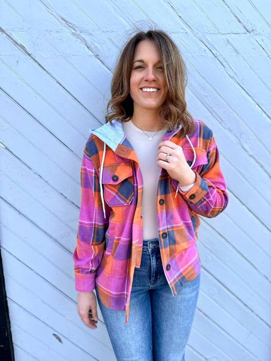 Cusick Plaid Fleece Shacket