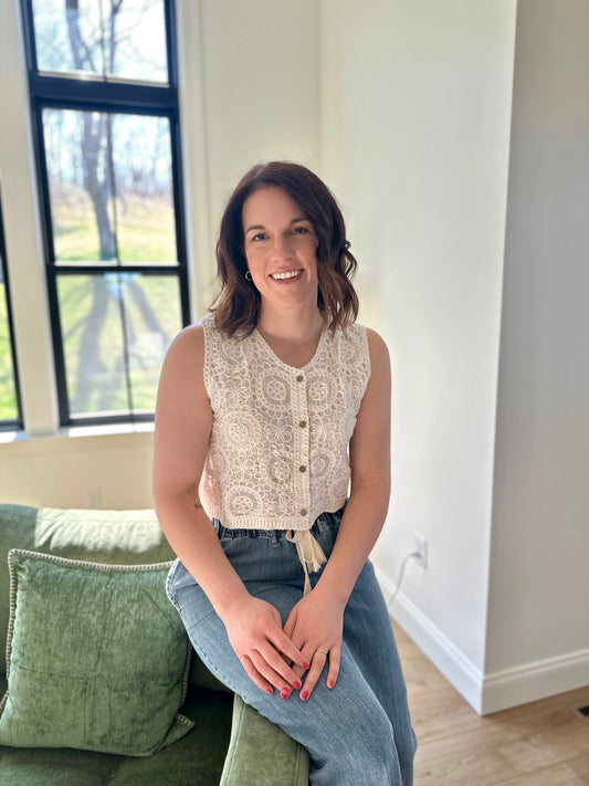 Saltaire Crochet Vest