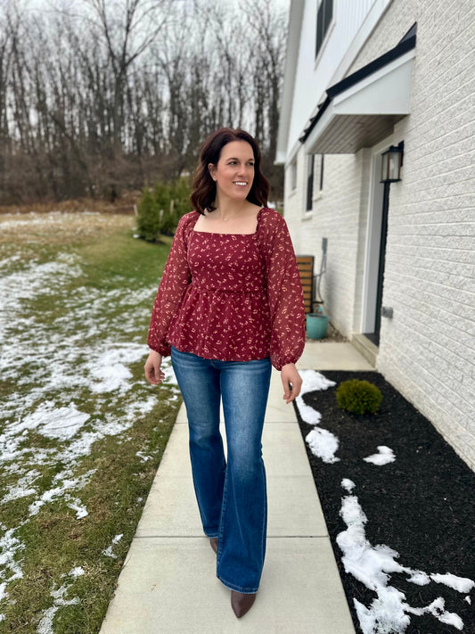 Juneau Square Neck Blouse