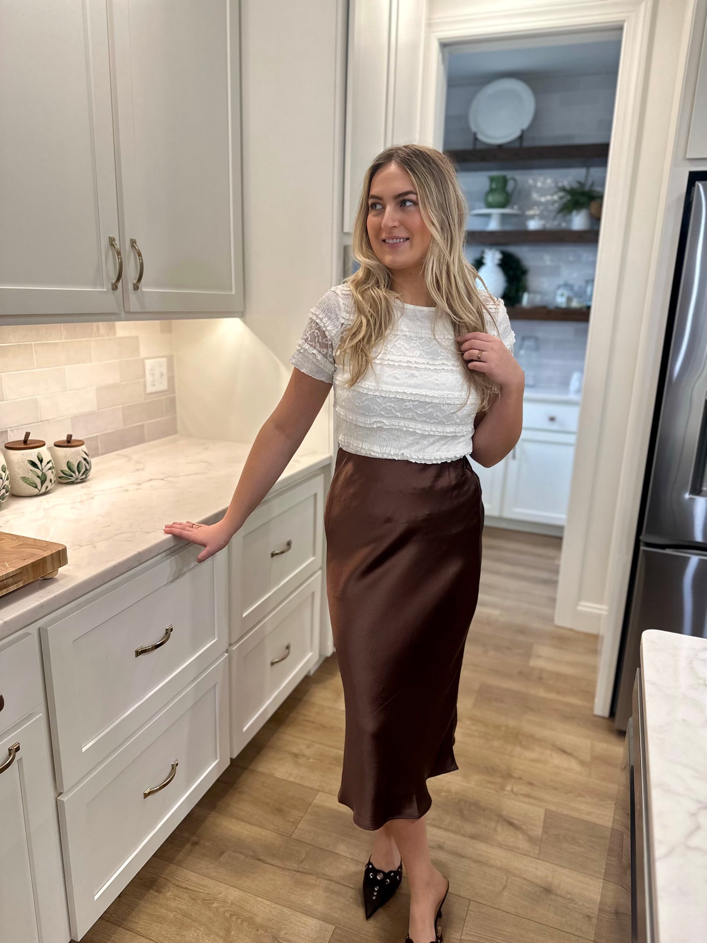 Catlettsburg Satin Skirt