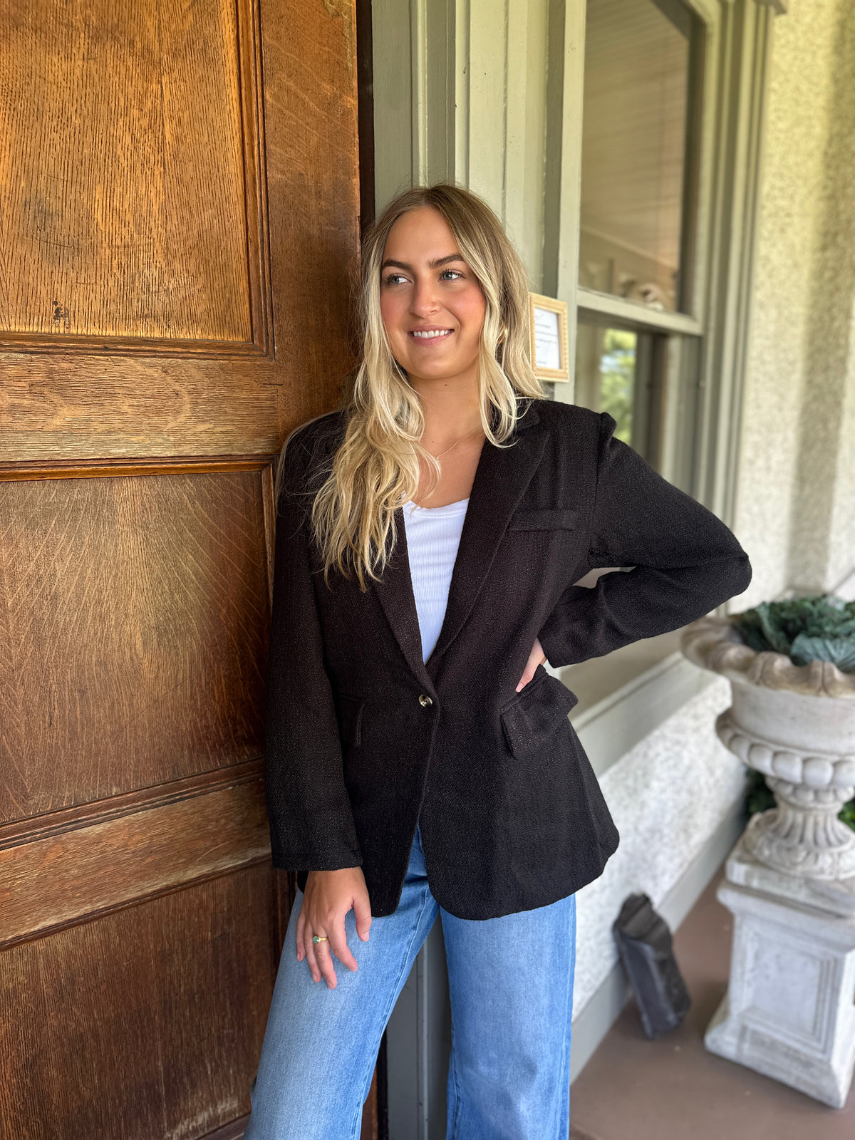 Yuma Oversized Basic Blazer