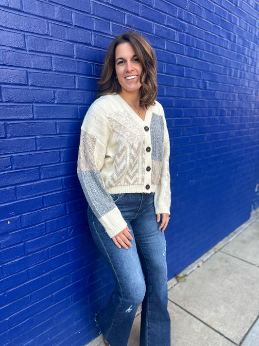 Curlew Patchwork Sweater