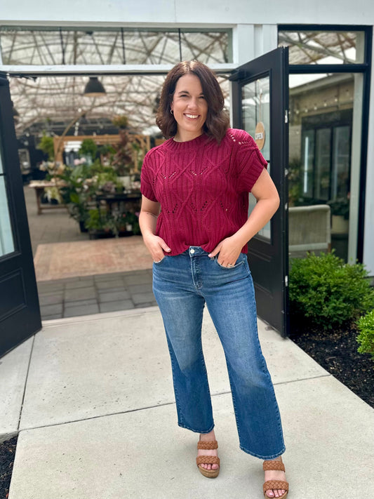 Sholes Knit Sweater Top
