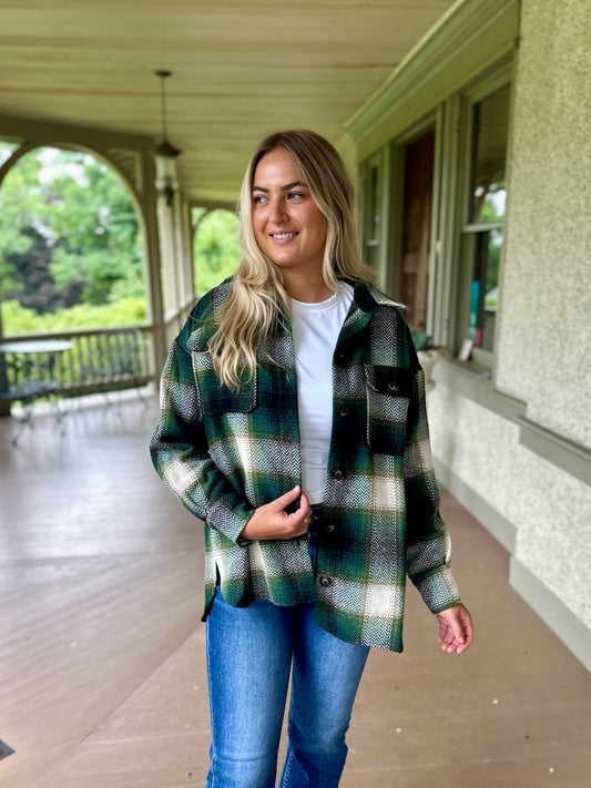 Roseville Plaid Shacket