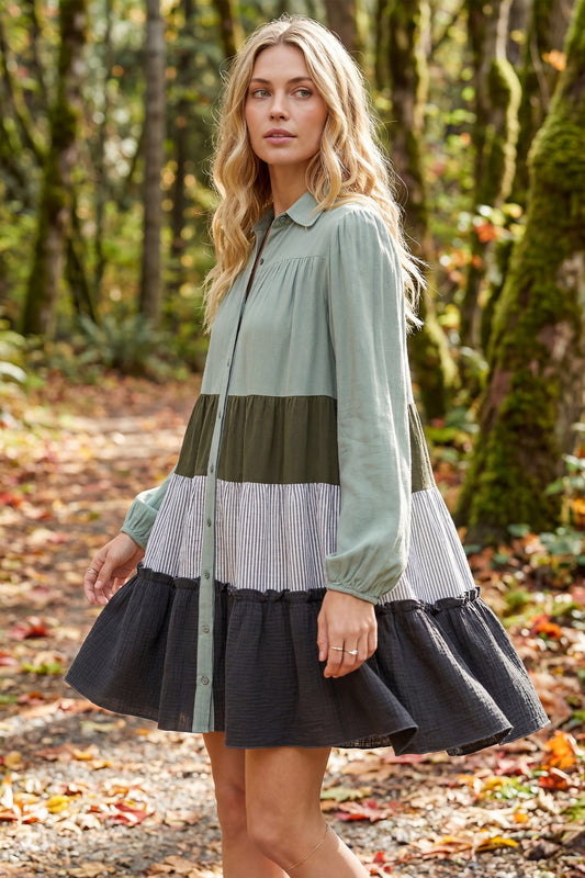 Catalina Foothills Tiered Dress