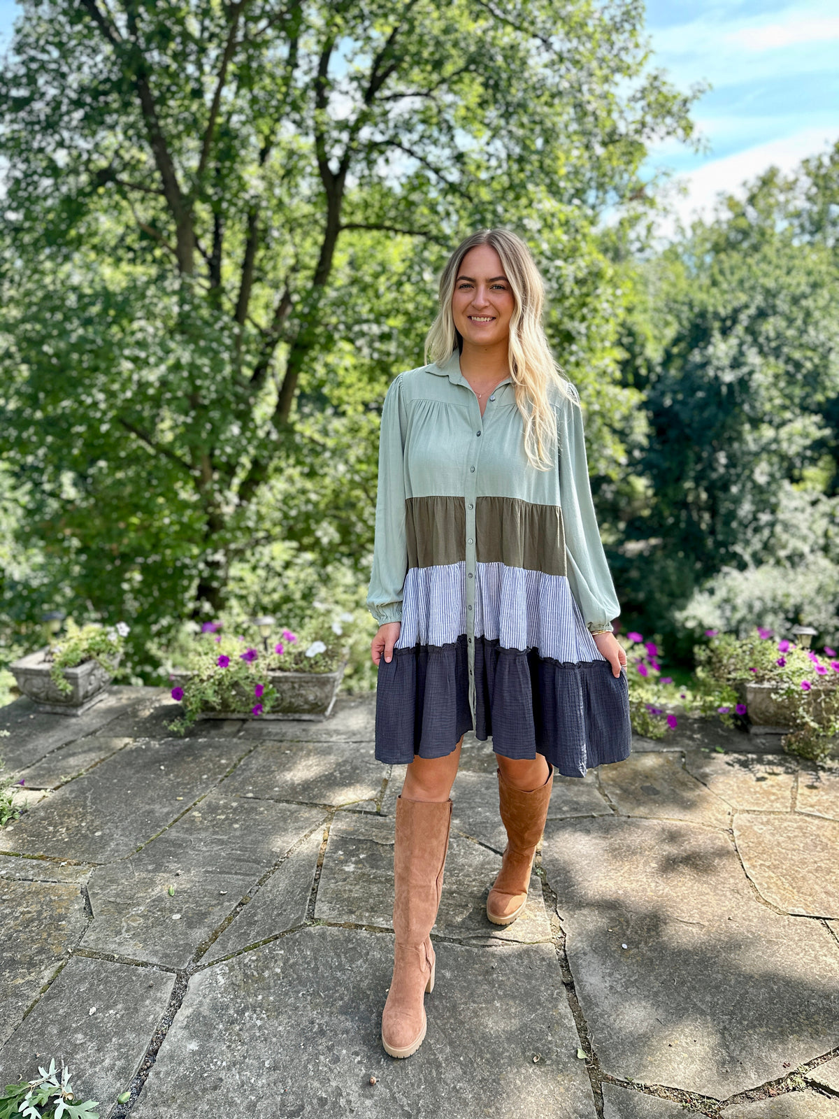 Catalina Foothills Tiered Dress