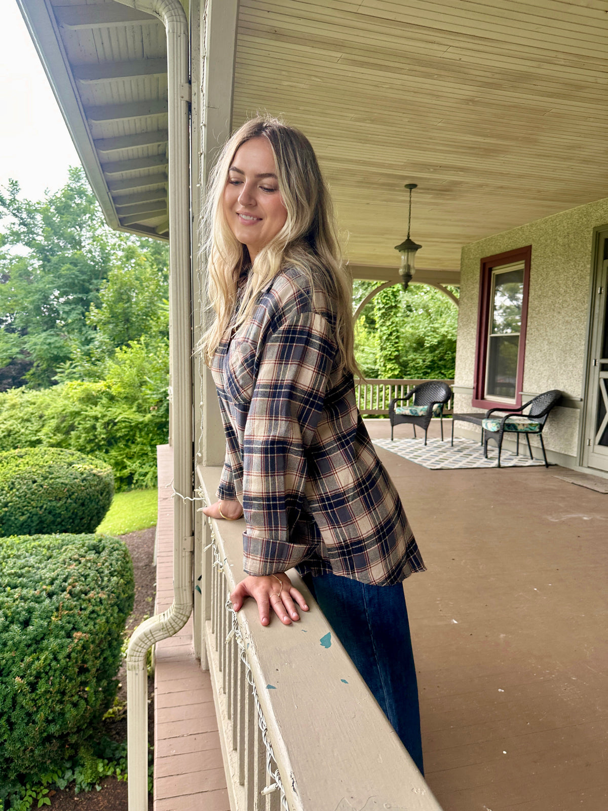 Stillwater Plaid Top