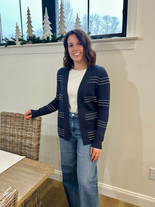 Stapleton Striped Cardigan