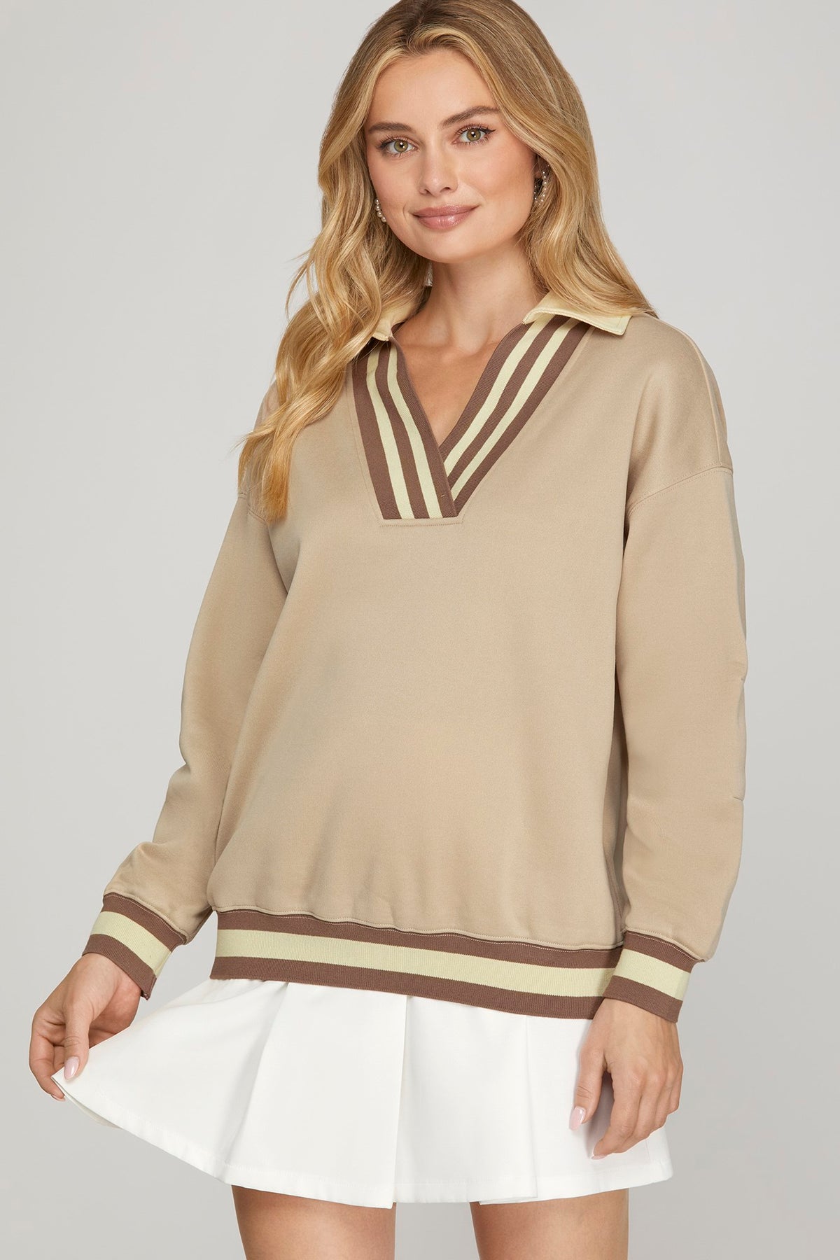 Sun City Vneck Sweater