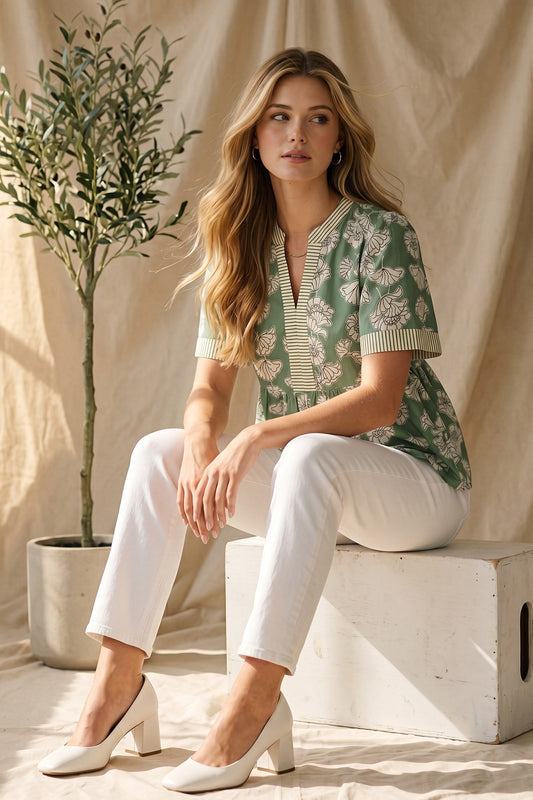 Stonecrest Floral Top