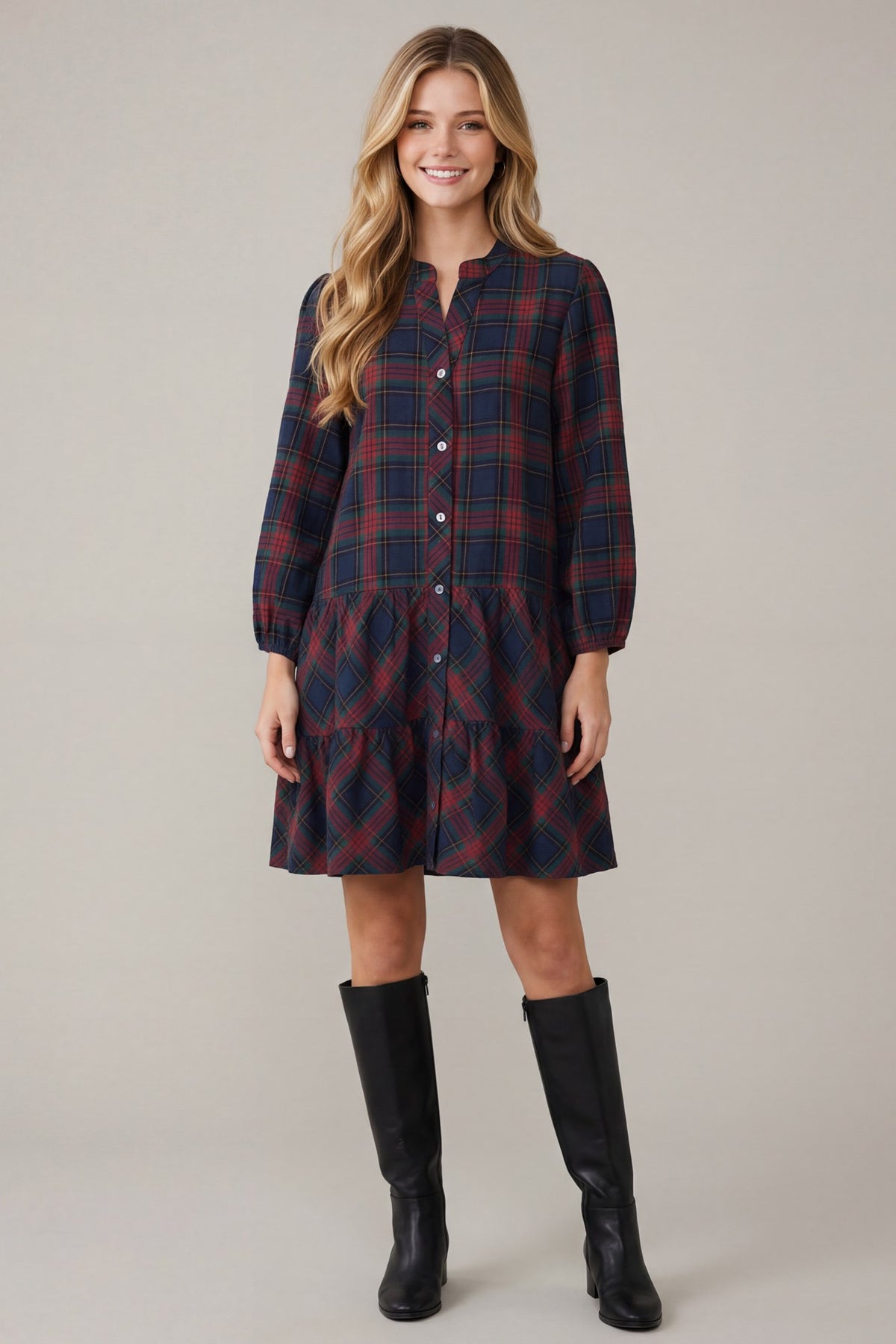 Scottsdale Plaid Dress