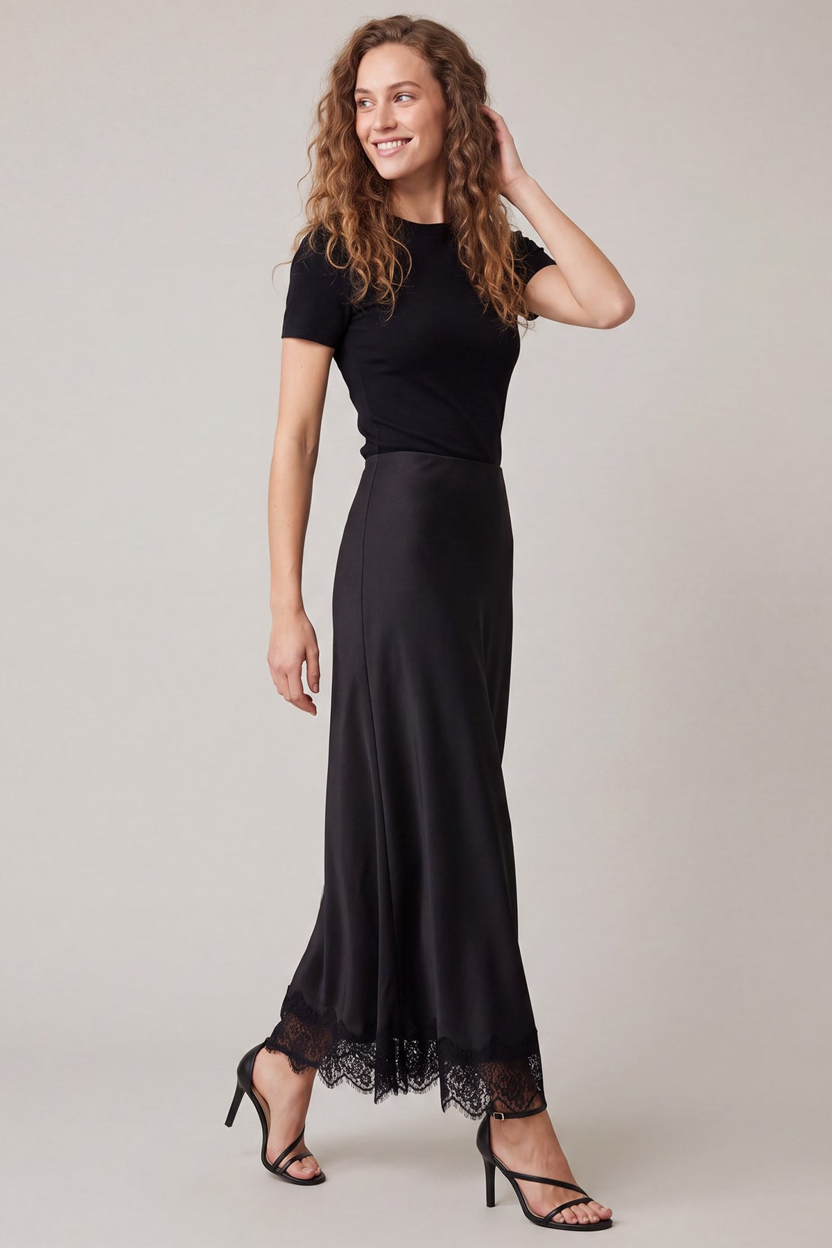 San Tan Valley Satin Maxi Skirt
