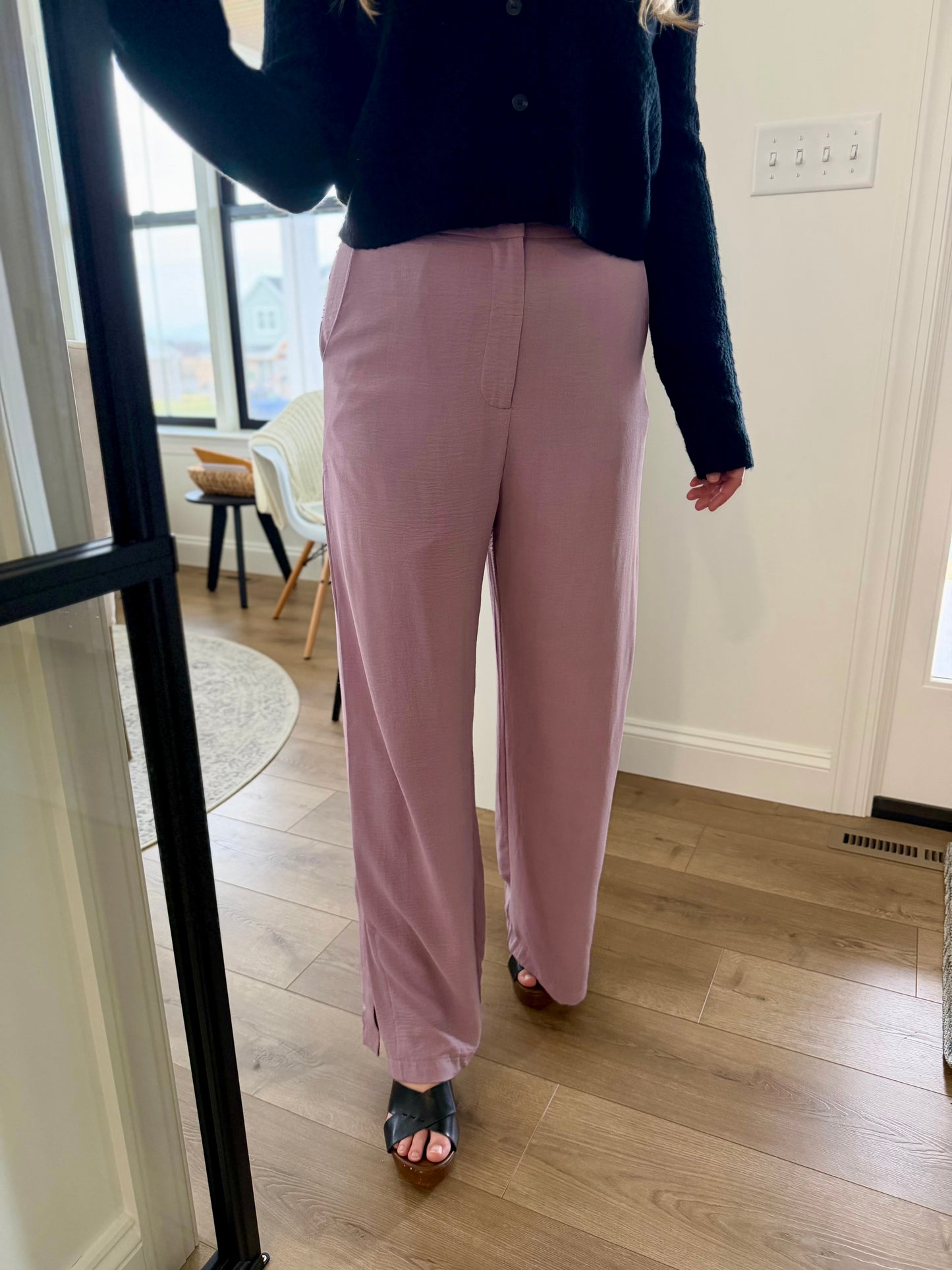 McCook Side Slit Wide Pants