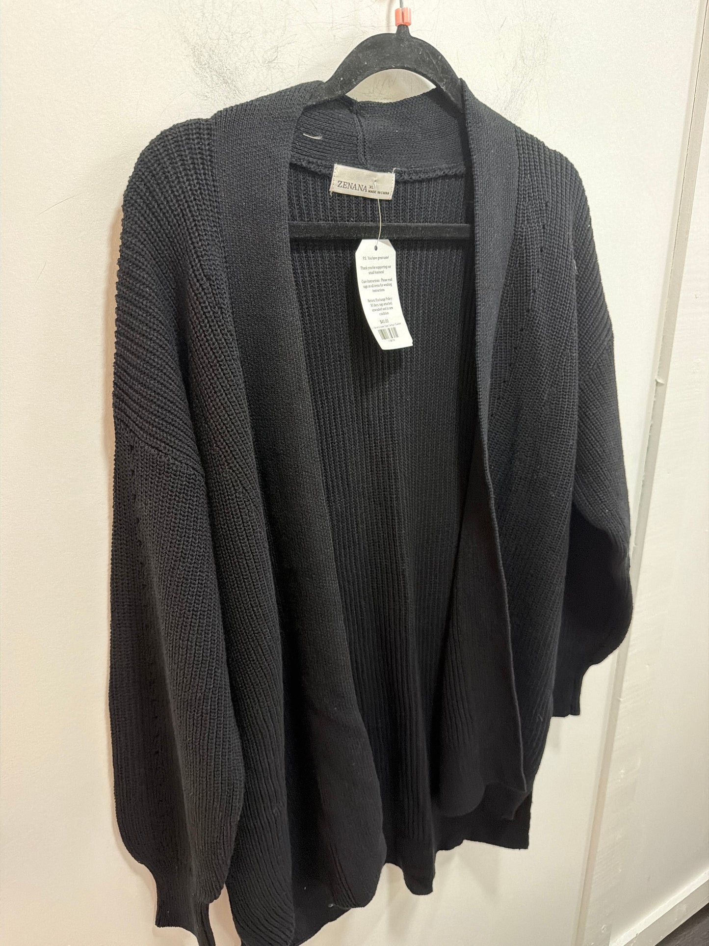 Marietta Eyelet Open Cardigan Sweater