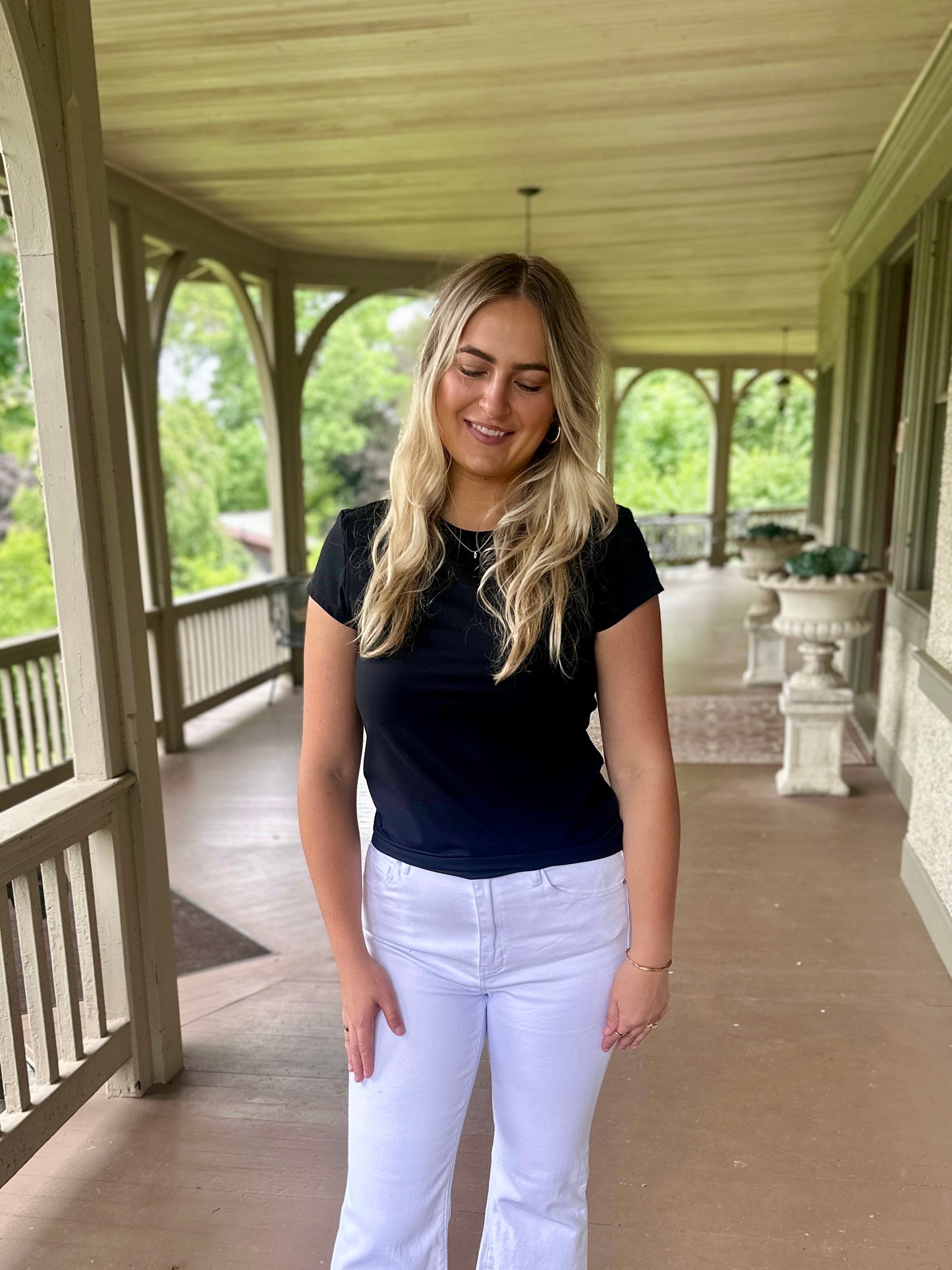 Interlock Short Sleeve Top