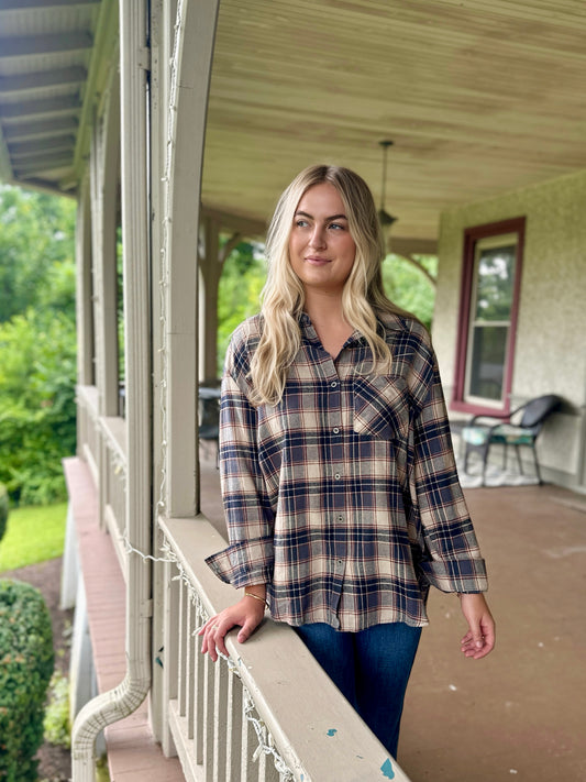 Stillwater Plaid Top