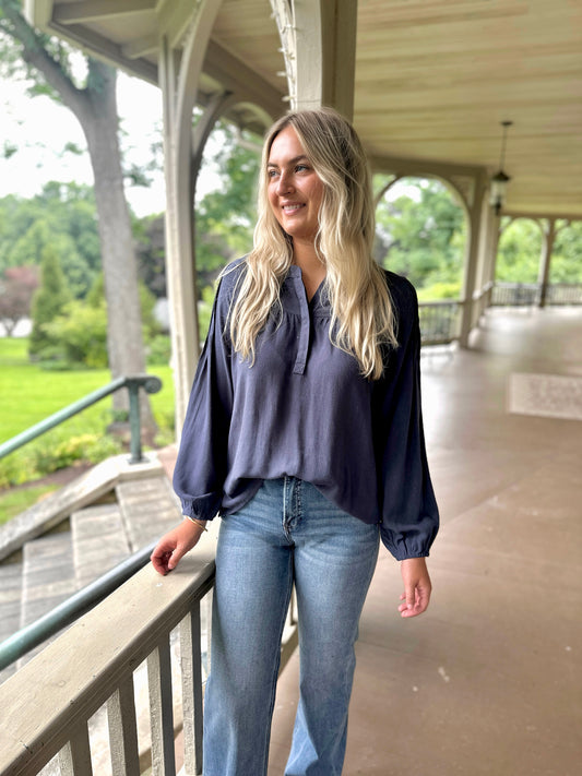 Hopkins Pintuck Top