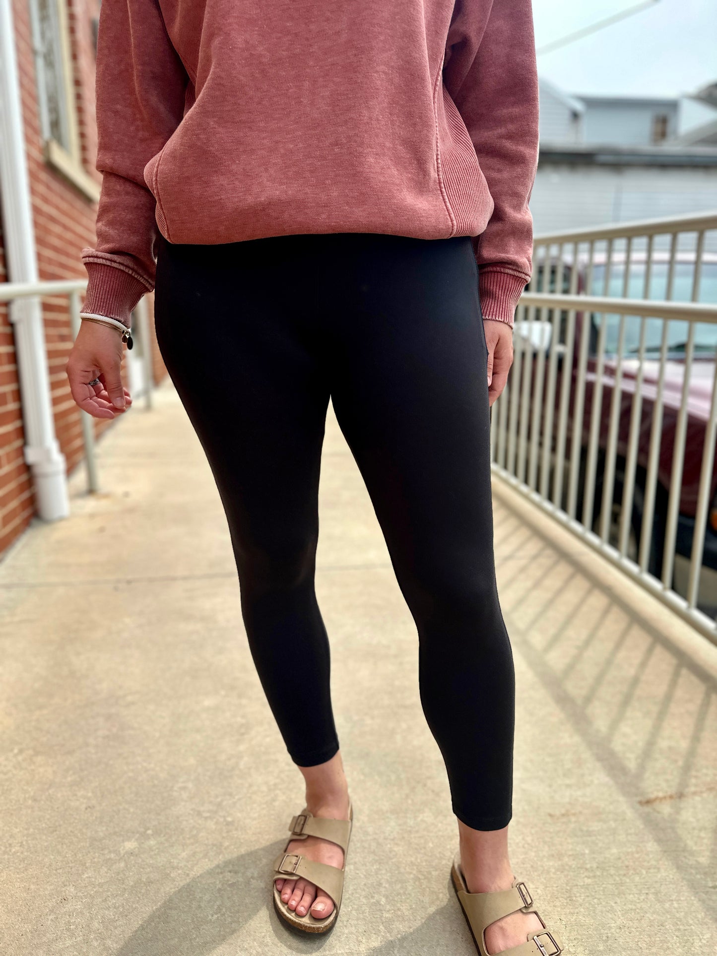 Downe Microfiber Full Length Leggings