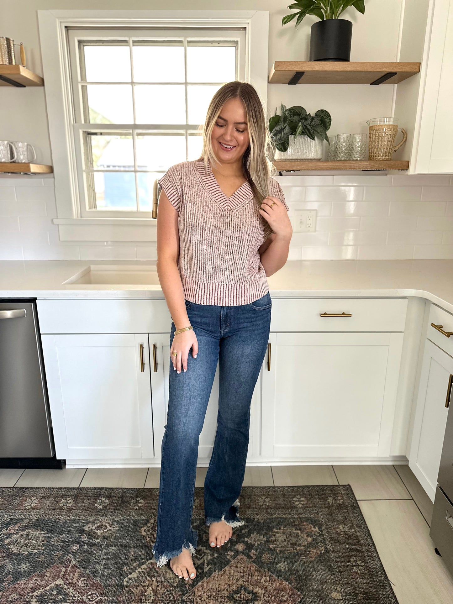 Risen Pennie Mid Rise Flare Jeans