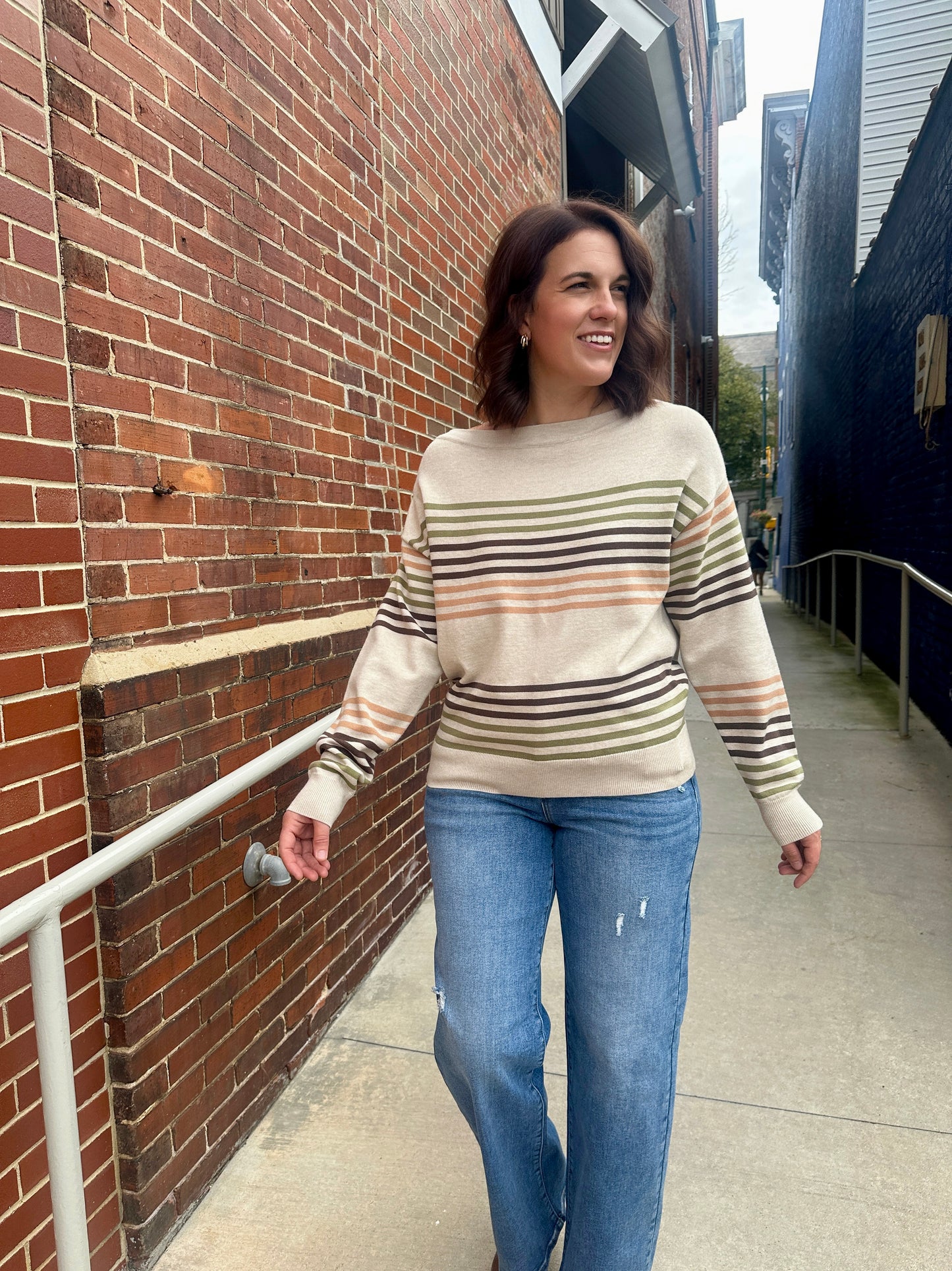Lebanon Striped Sweater