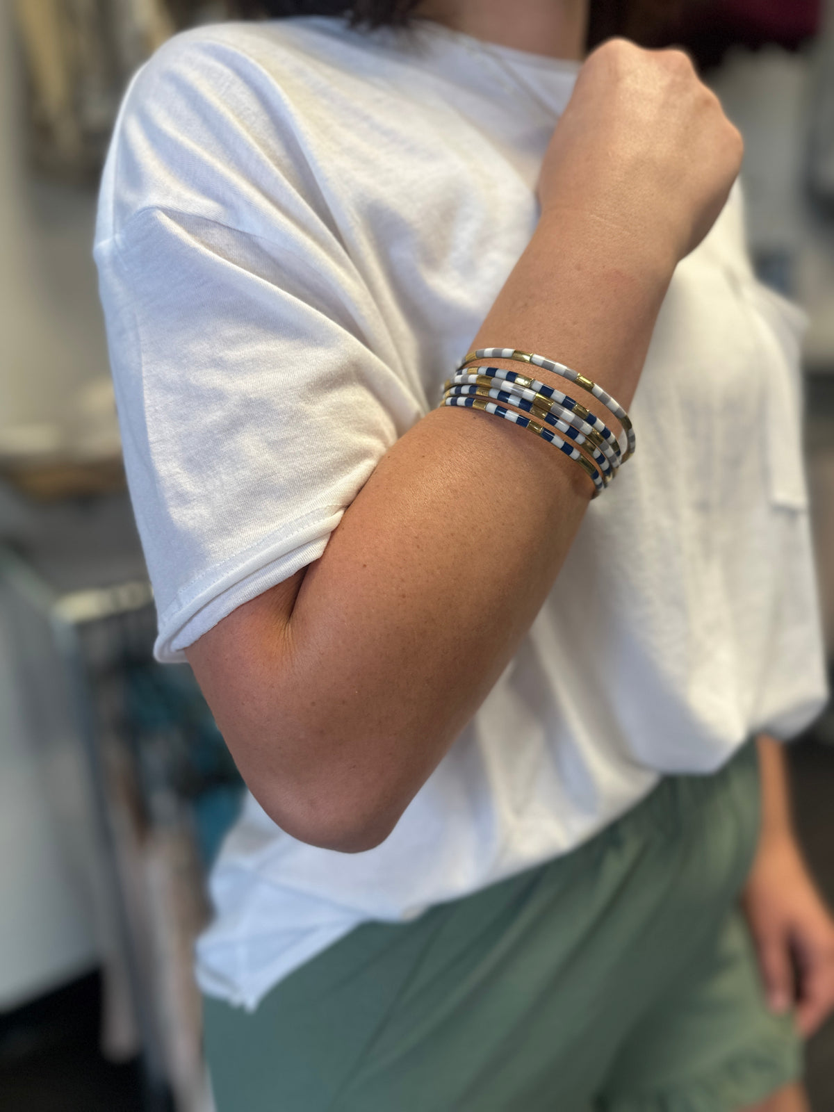 Glitter & Gold Bracelet Stadium Stacks