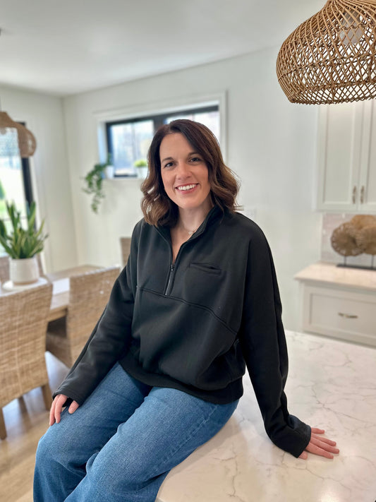 Dublin Half Zip Sweatshirt