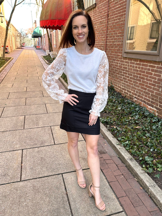 Pennington Shimmer Knit Top