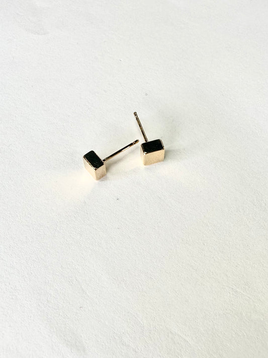 Mini Flat Square Studs