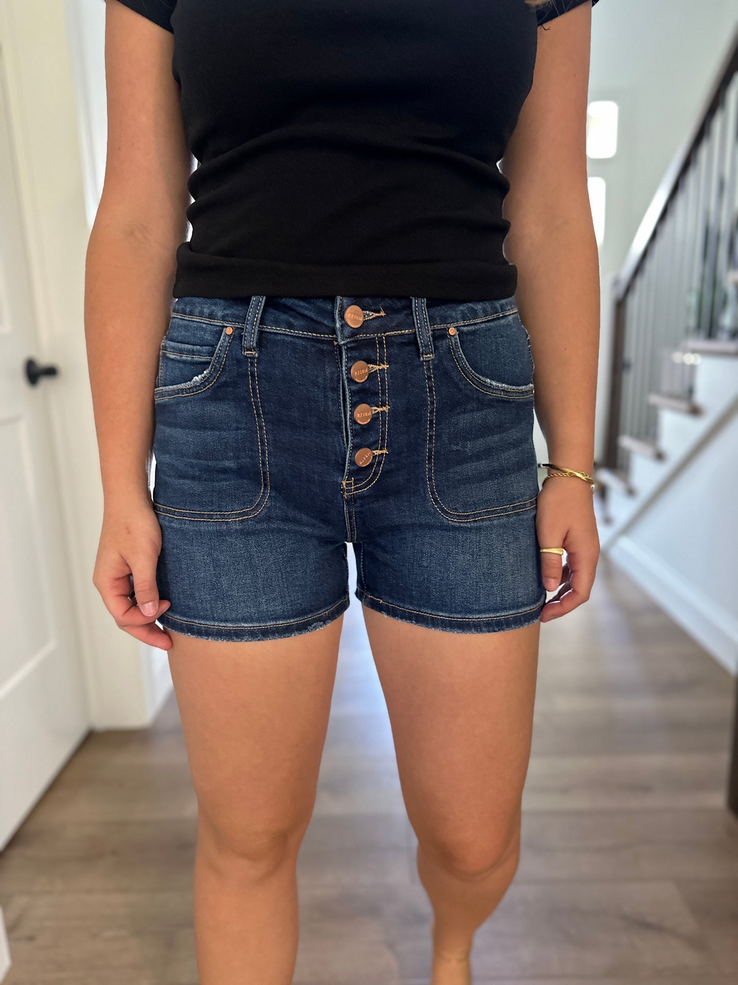 Risen Baltimore High Rise Patch Pocket Shorts