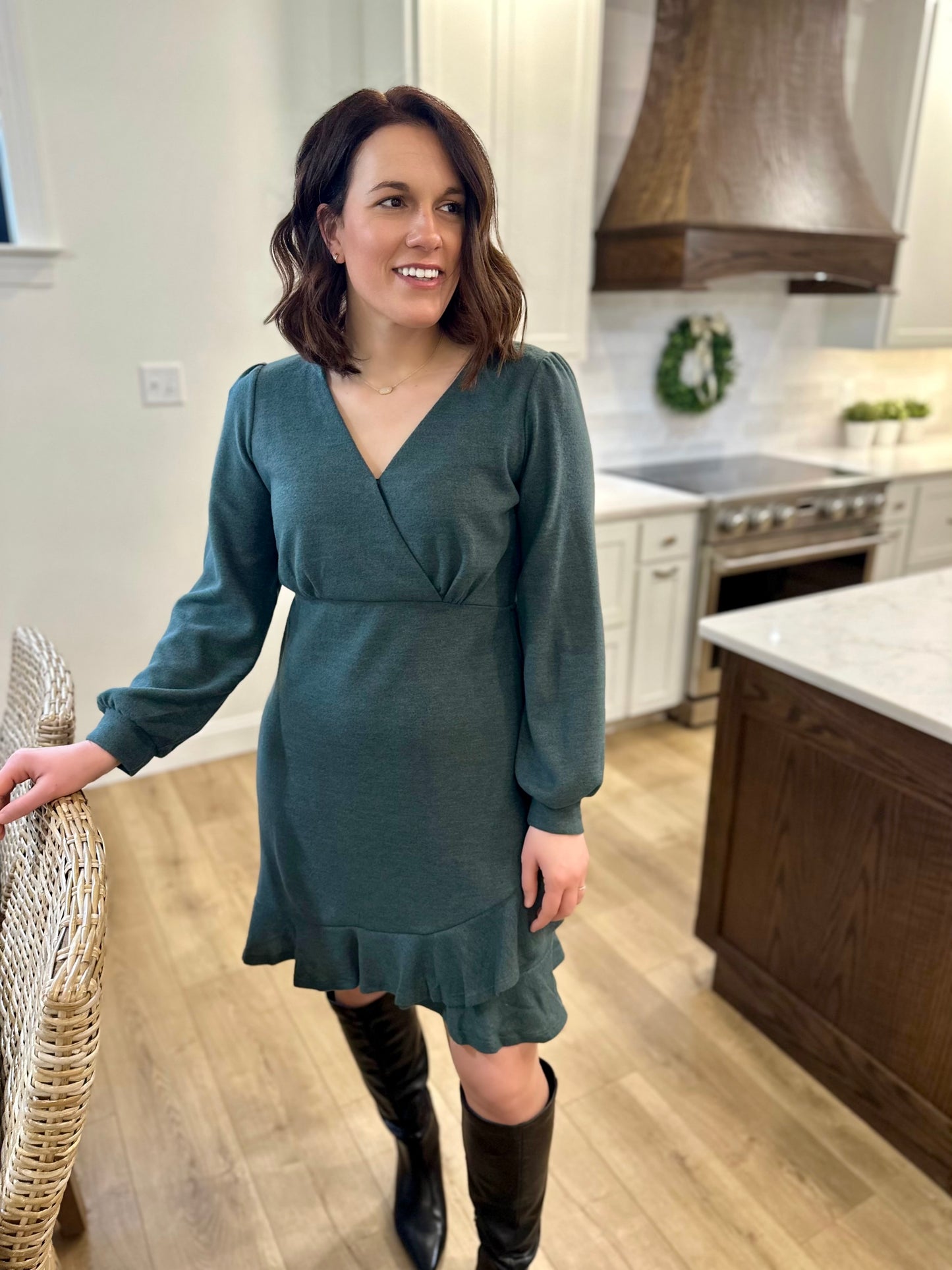 Nekoosa Ruffle Dress