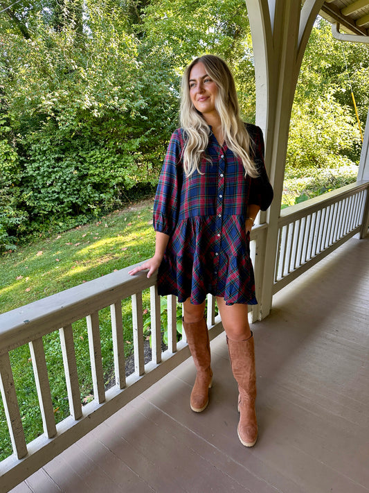 Scottsdale Plaid Dress