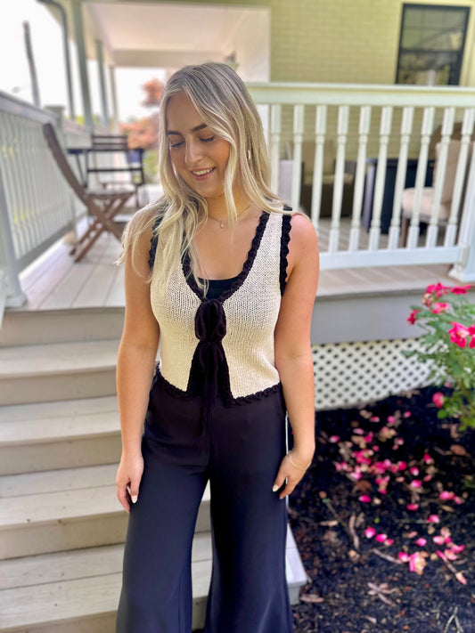 Petersburg Tie Front Vest