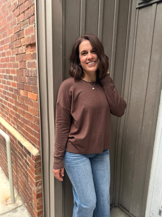 Fremont Double Front Seam Sweater