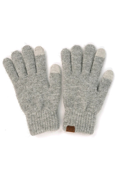 CC Heathered Knit Plain Gloves