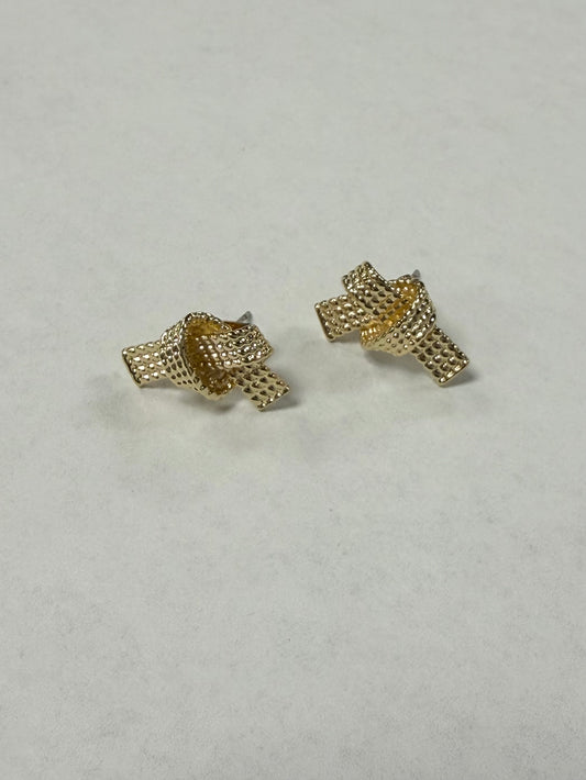 Textured Tie Rod Earrings