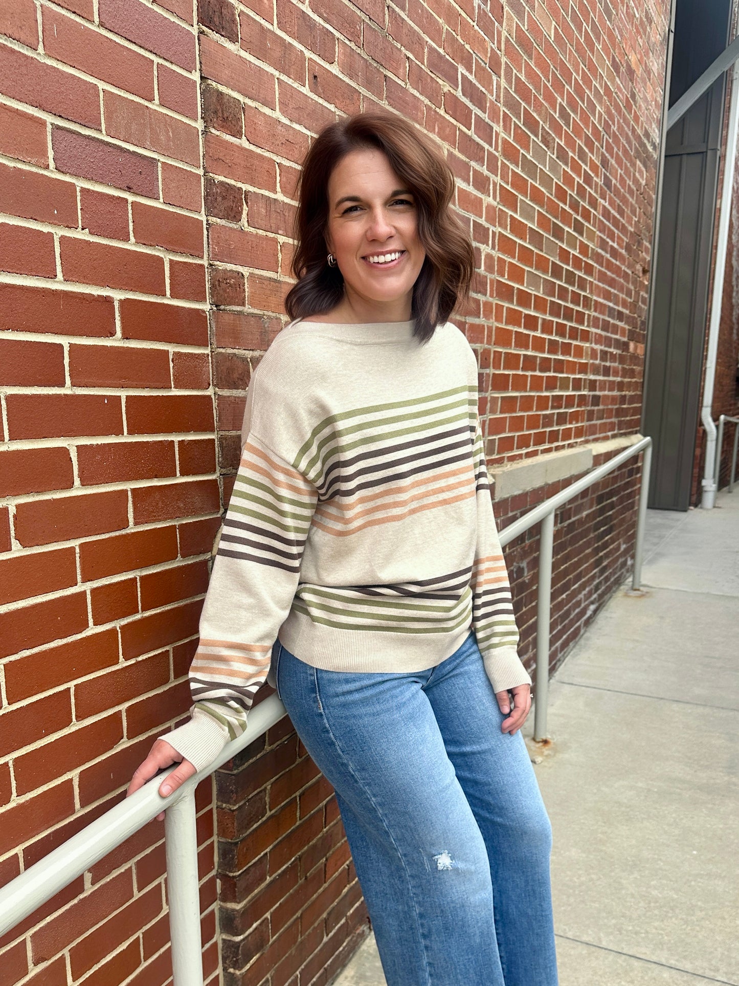 Lebanon Striped Sweater