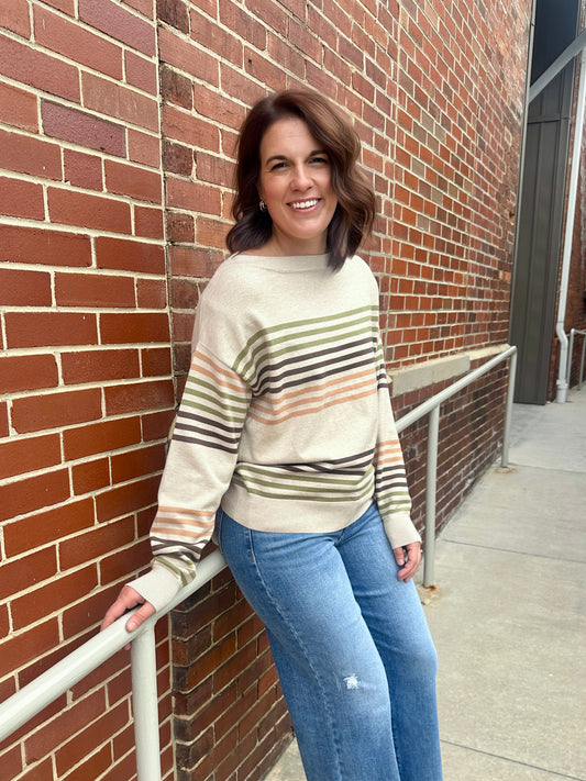 Lebanon Striped Sweater