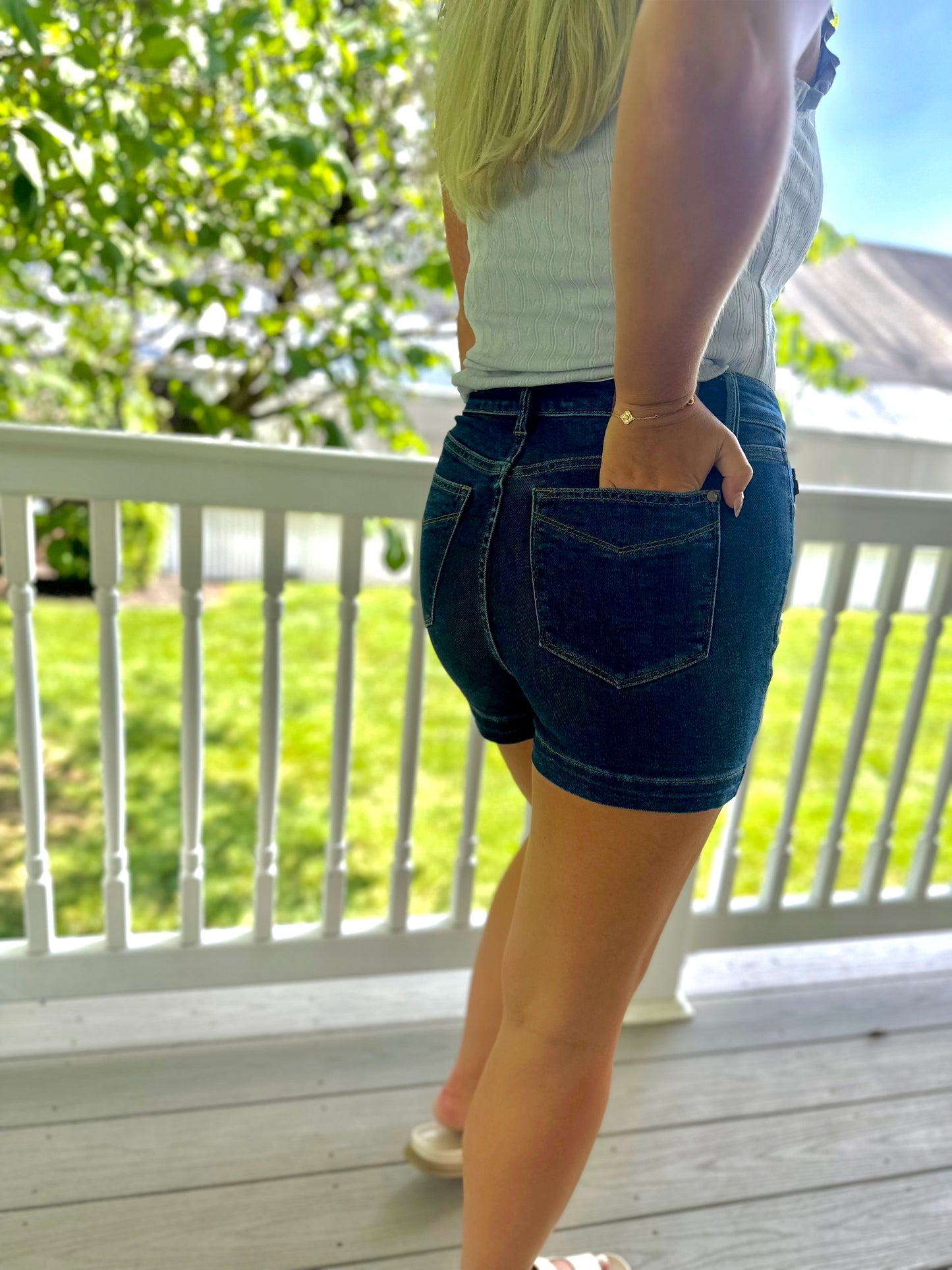 Judy Blue High Waist Tummy Control Shorts