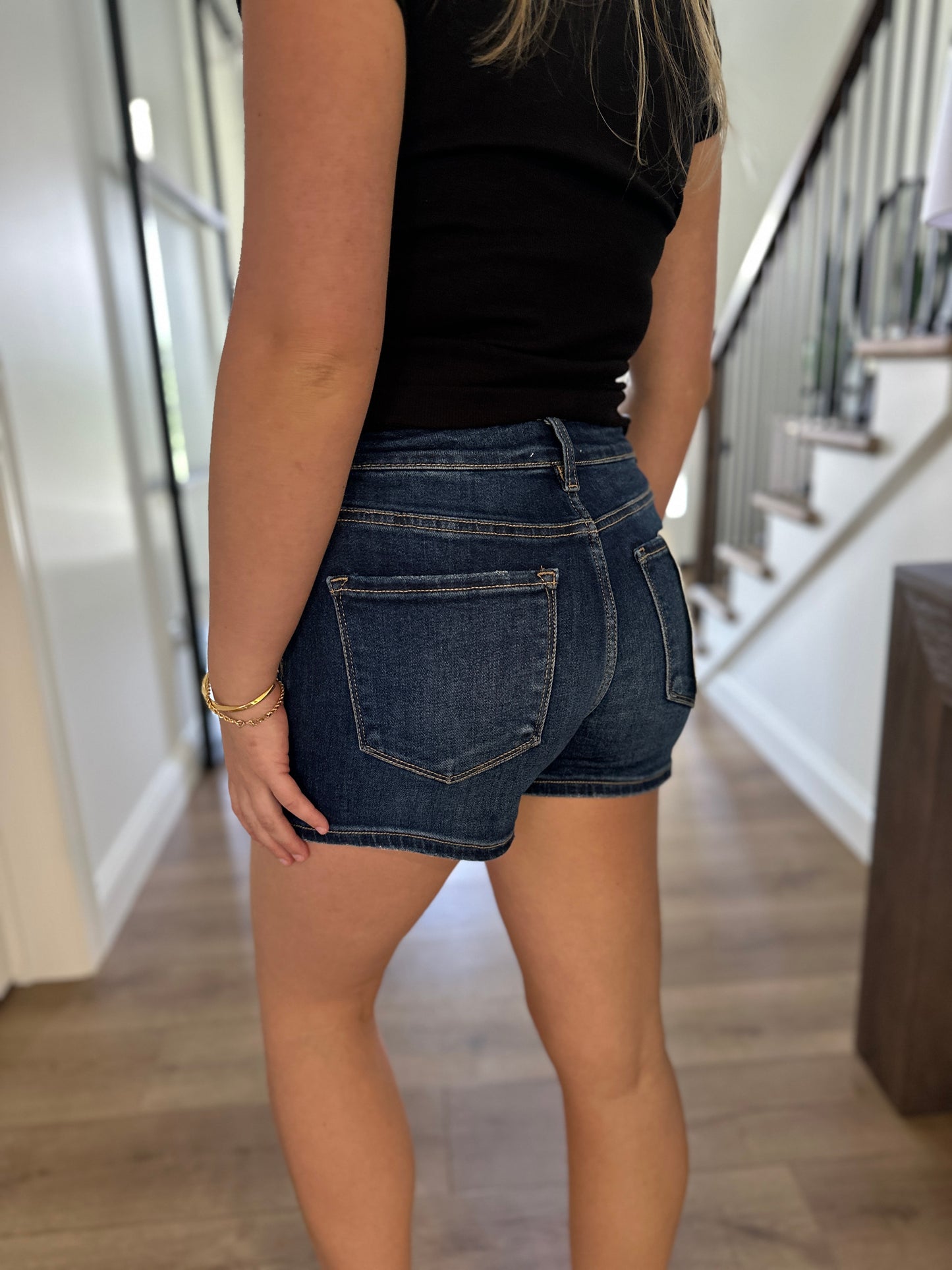 Risen Baltimore High Rise Patch Pocket Shorts