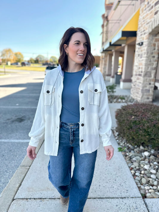 Jeffersontown Hooded Shacket