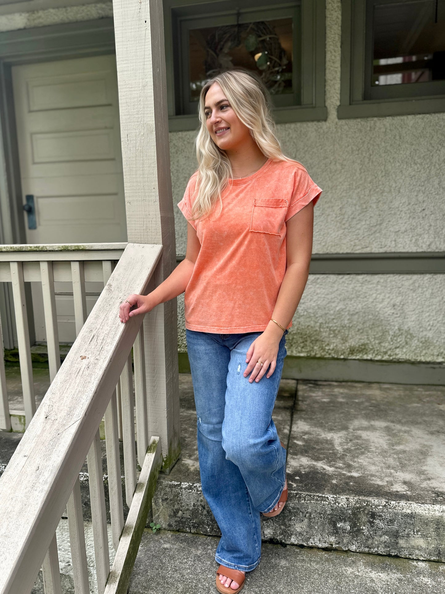 Shreveport Washed Basic Tee