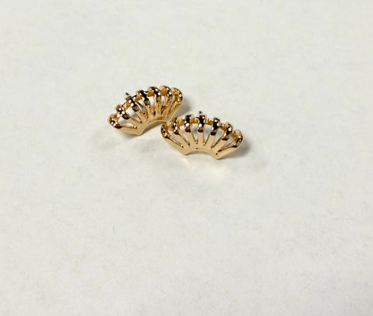 Layered Fan Shape Hoops