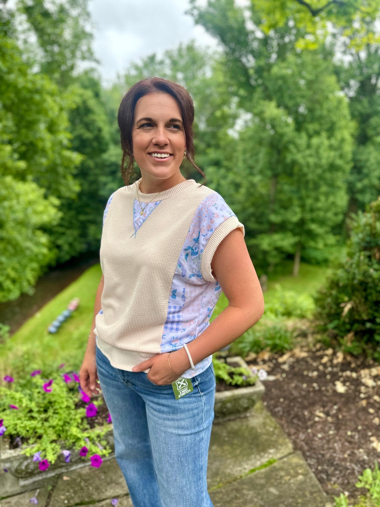 Hagerstown Floral Detail Top