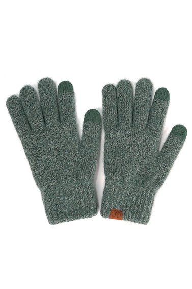 CC Heathered Knit Plain Gloves