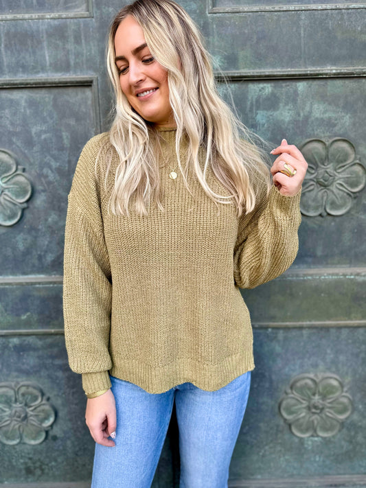 Allyn Mockneck Sweater
