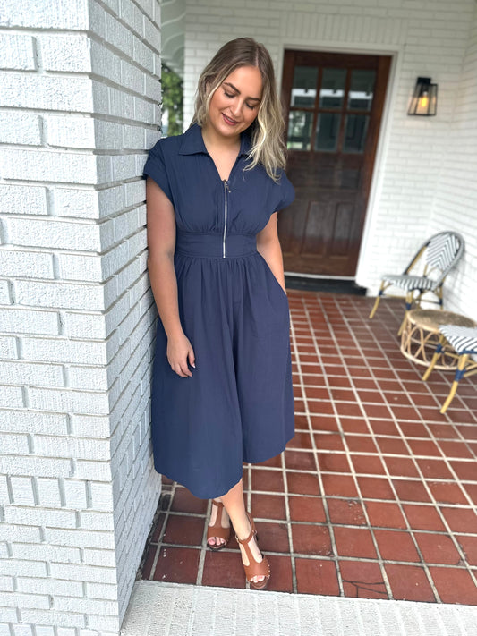 Liberty Zip Up Dress