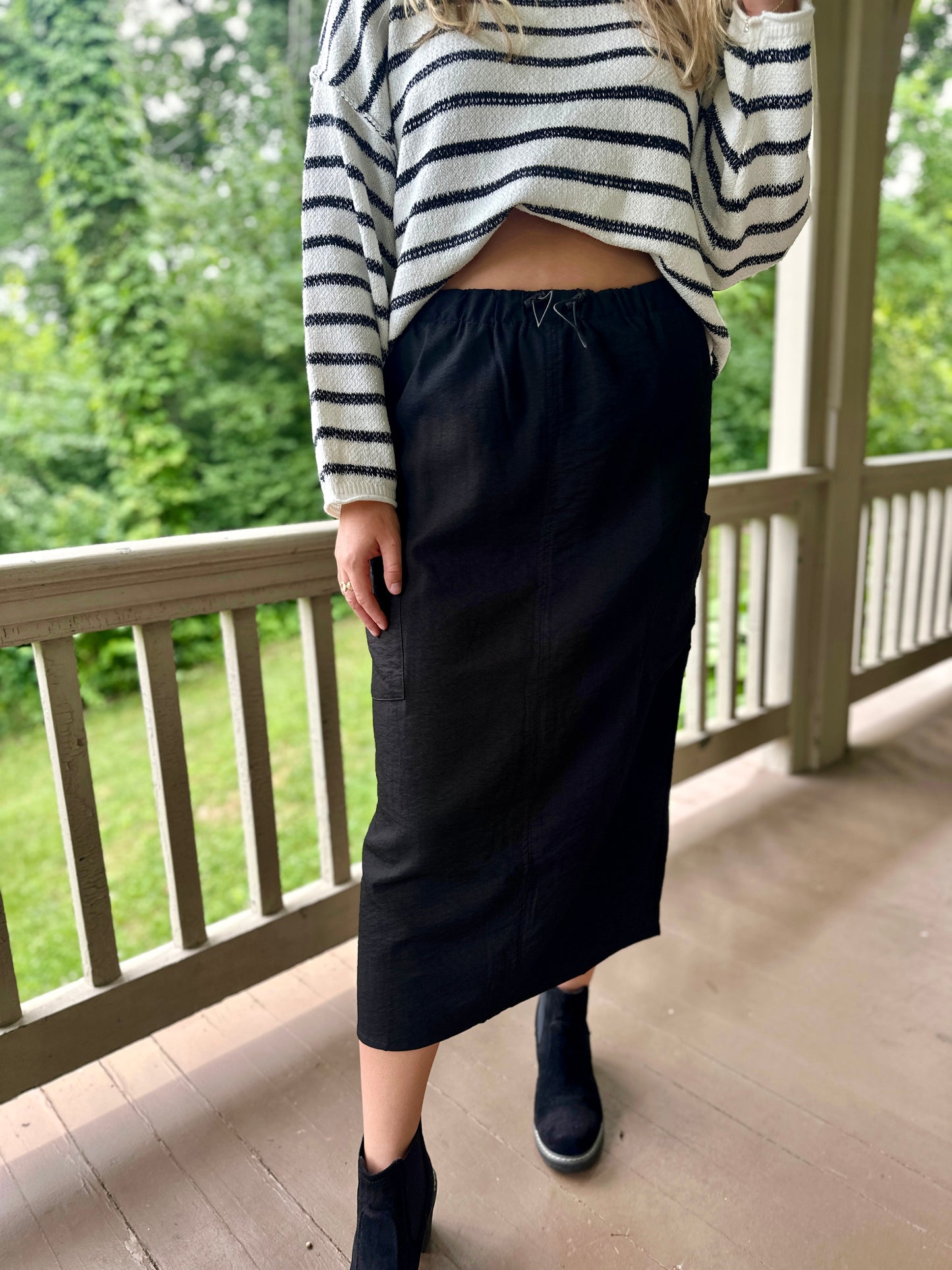 Summerhaven Cargo Midi Skirt